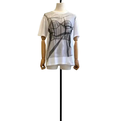 Alexander McQueen Bodice Print T-Shirt
