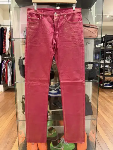 Dior ‘Planisphere’ Denim Jeans - Pink