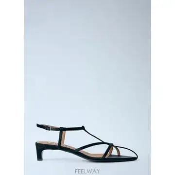 (배송) 질샌더 질 샌더 케이지 스트랩 힐 샌들 J15WP0185P7551
