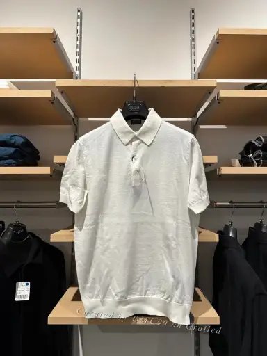 Zegna UBC90 White Cotton Polo Shirt