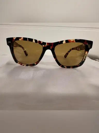 Oliver Peoples Tortoiseshell Frame Sunglasses with Brown Lenses