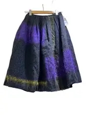 DRIES VAN NOTEN 38 Wool BLK Skirt Black Size 38 Size IT 38