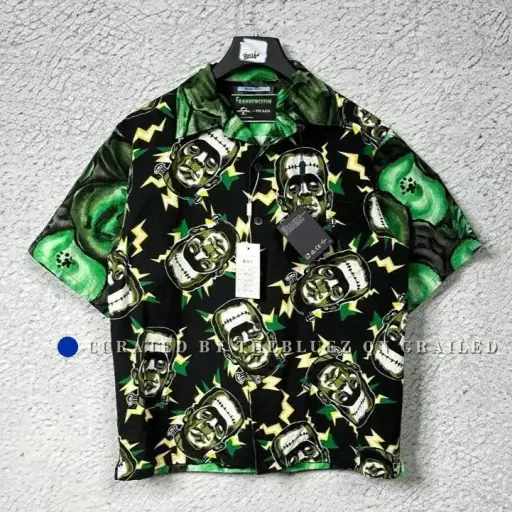 Prada Men's Frankenstein Short Sleeve Shirt