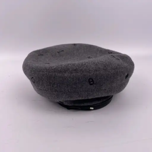 Hermes Wool Beret Gray 58