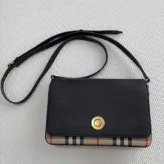 Burberry バーバリー ショルダーバッグ ブラック
