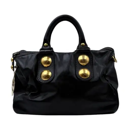 Gucci Babouska Boston Leather Bag