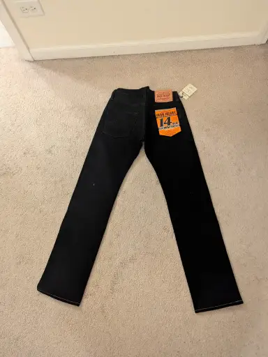 Iron Heart 14oz Selvedge IH-777S-142OD Indigo Overdyed Black