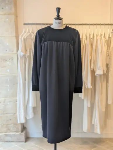 1970s Yves Saint Laurent Rive Gauche 100% wool dress