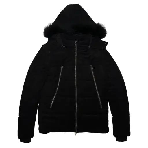 FUGA Gimmick Zip Puffer w Fur Hood