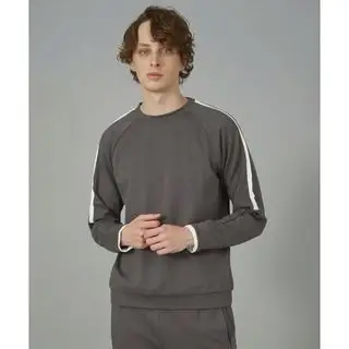 【チャコールグレー】サイドラインプルオーバー ゴーサンゴーイチプールオム(5351 POUR LES HOMMES)のメンズのトップス(スウェット)の商品詳細ページへのリンク