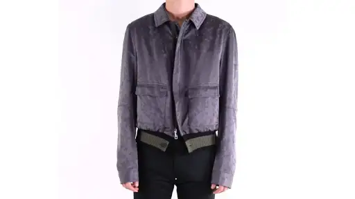Haider Ackermann FW18 Purple Floral Bomber