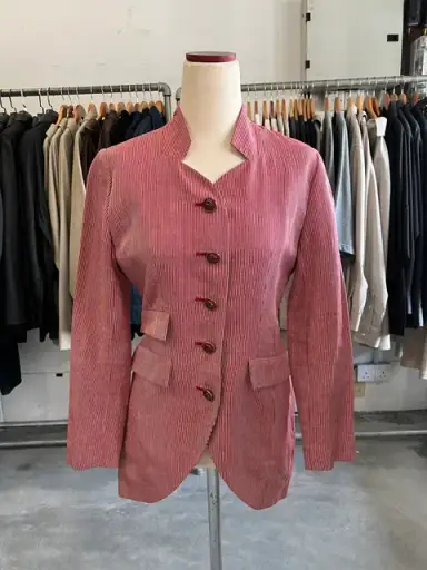 Christian Dior Red Stripes Coat