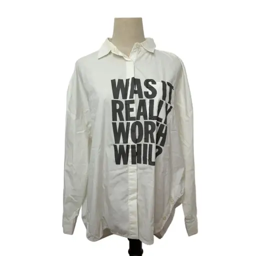 Hysteric Glamour "Was It Really Worth While?" blouse