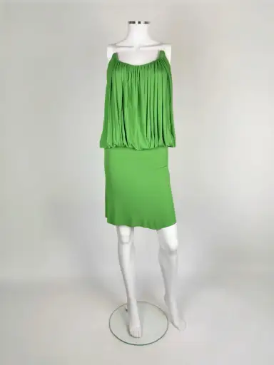Alexander McQueen “Voss” Green PVC Strap Dress, 2008