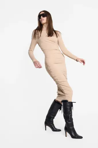 D&G Ruched Midi Dress