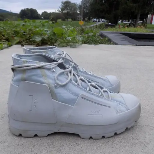 A cold wall x converse boot white & gray #converse #acoldwall #acw