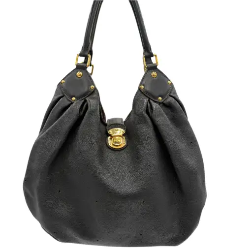 Louis Vuitton "L" Mahina Tote-Black