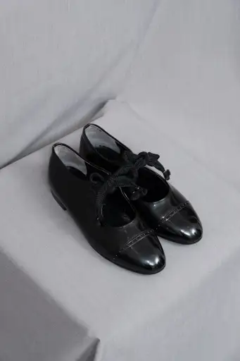 Comme des Garçons Patent Court Shoes