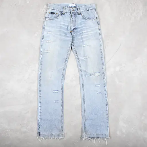 Dolce & Gabbana Distressed Denim Pants 00s