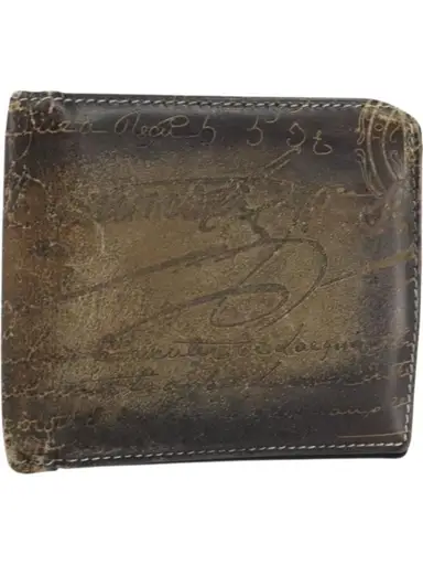 Berluti Wallet Leather Brown