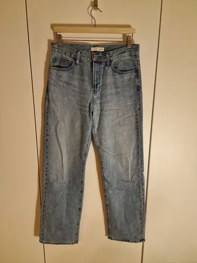 JW Anderson x UNIQLO Jeans Hellblau W26/L31 – 100% Baumwolle