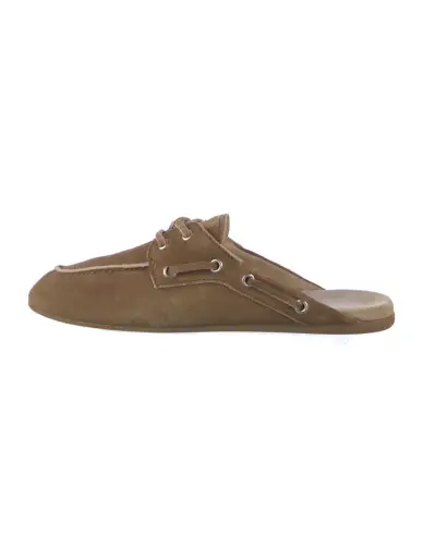 Suede Mules