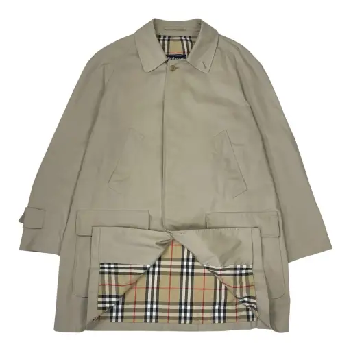 Vintage Burberrys Nova Check Trench, Size 50 Reg