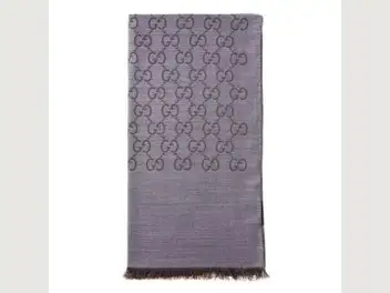 GUCCI Graphite Dark Brown Scarf 165904-3G646-1264