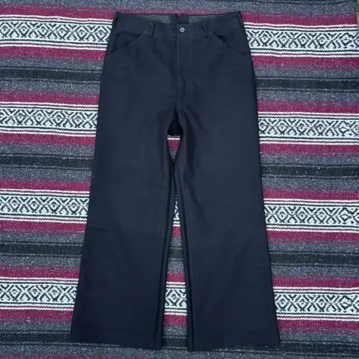 1940s us navy officer wide leg wool trousers 32x30