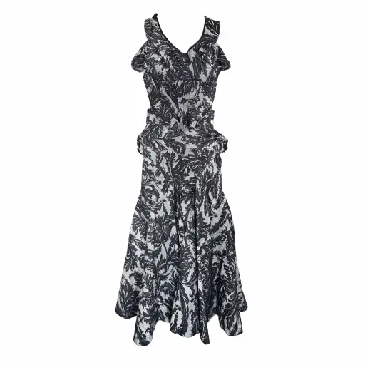 JUNYA WATANABE FW 2007 Tapestry Articulated Dress
