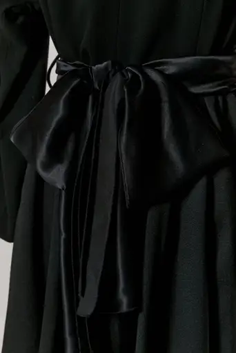 Black sleeveless cocktail dress with boléro CHANEL