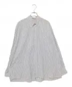 OUR LEGACYアワーレガシー）の古着「BORROWED BD SHIRT」｜ホワイト×ブルー