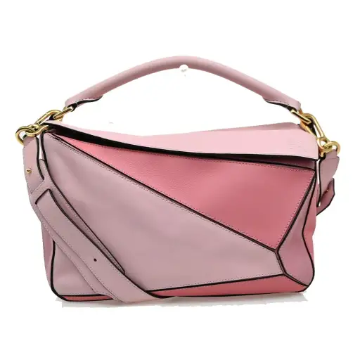 Loewe Puzzle Leather Pink  Bag