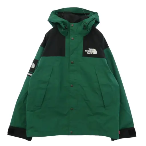 Supreme シュプリーム THE NORTH FACE ノースフェイス 24AW NP02402I x The North Face Raymond Pettibon Mountain Jacket ザノースフェイス ペティボン マウンテンジャケット グリーン系 ブラック系 M【中古】