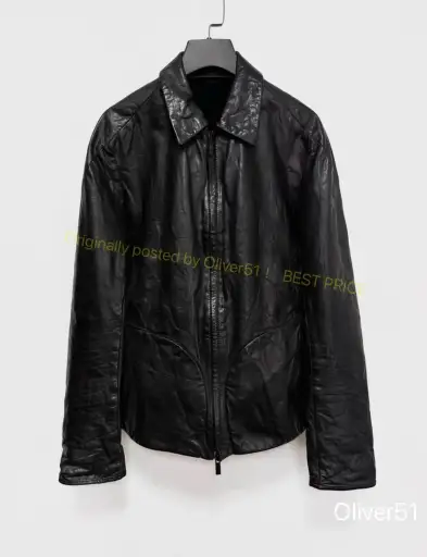 Layer0 Washed Cow Leather Zip Jacket DDDD13/2609