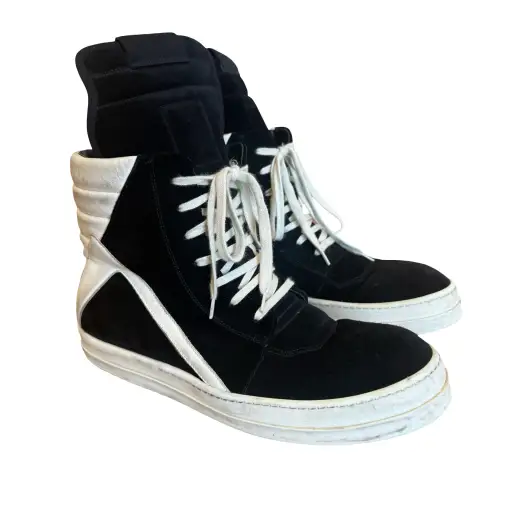 Rick Owens Suede Geobaskets SZ 45.5