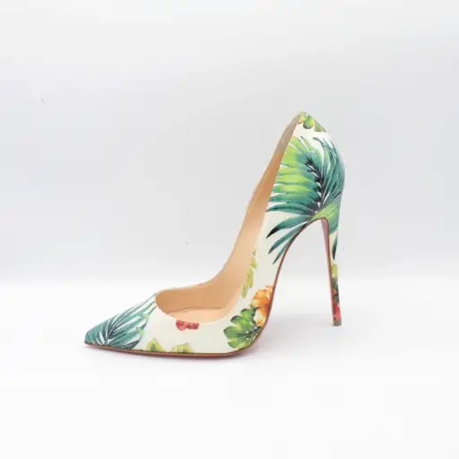 Christian Louboutin Leather "So Kate Hawaii" Pumps Size 37.5