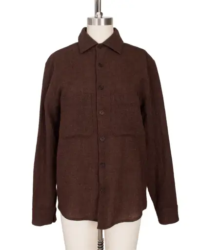 Evan Kinori Wool Shirt