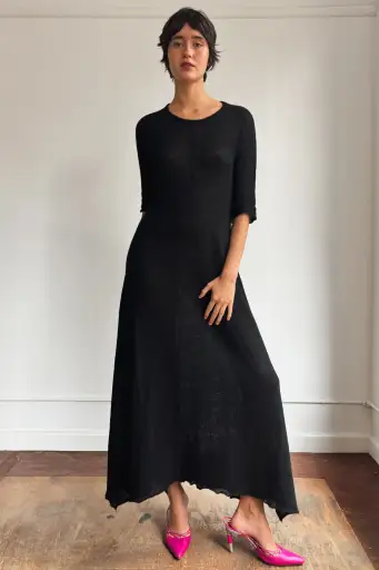 YOHJI YAMAMOTO A/W 1992 LONG KNIT DRESS