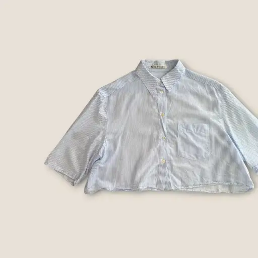 Acne Studios Cropped Shirt - Size UK 10