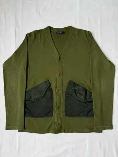 Comme des Garçons Homme aw16 Nylon Pocket Cardigan