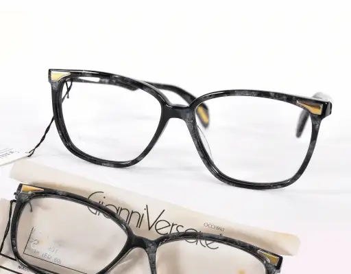GIANNI VERSACE glasses. Glasses from the 80's. New vintage VERSACE glasses with label.