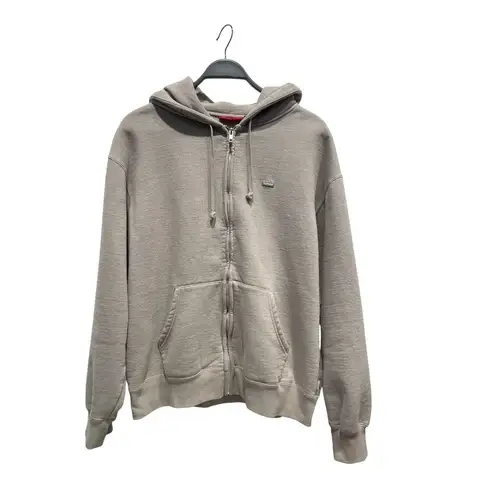 Supreme/Hoodie/M/Cotton/GRY/Mini Box logo w/ Zipper