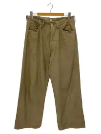 【中古】Taiga Takahashi◆BUCKLE-BACKED TROUSERS/ボトム/34/コットン/カーキ/209//【メンズウェア】