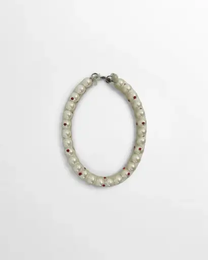 Undercover, SS02 Spotted Tulle Pearl Necklace
