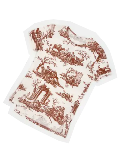 Vivienne Westwood S/S 1996 toile print t-shirt