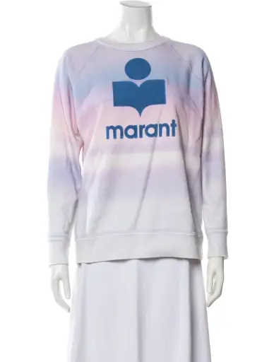 Tie-Dye Print Crew Neck Sweatshirt