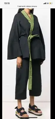 NP 680 Euro PV Designer Kimono Jacke von Henrik Vibskov Gr S 36-38. waschbar , neuwertig ! Sehr hohe NP . Einzel Stück