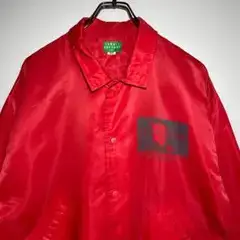 TENNIS FACTORY　コーチジャケット　サイズL　デカロゴ　90s　古着