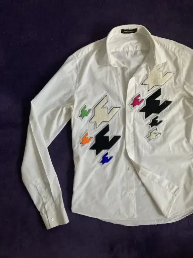 Kris Van Assche White Poplin Shirt